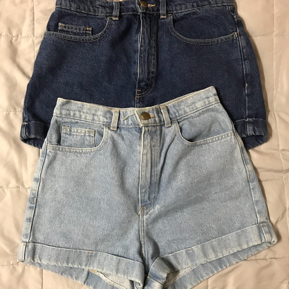 American Apparel High Waisted Shorts